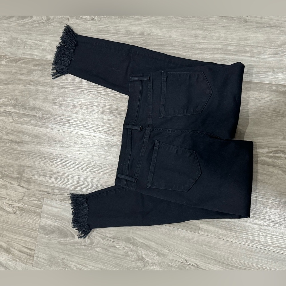 Frame Ali High Rise Skinny Frayed Jeans - Picture 6 of 6
